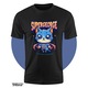 Тениска за момче Super George, Superhero, Flying Cat 100% памук, унисекс, Черен