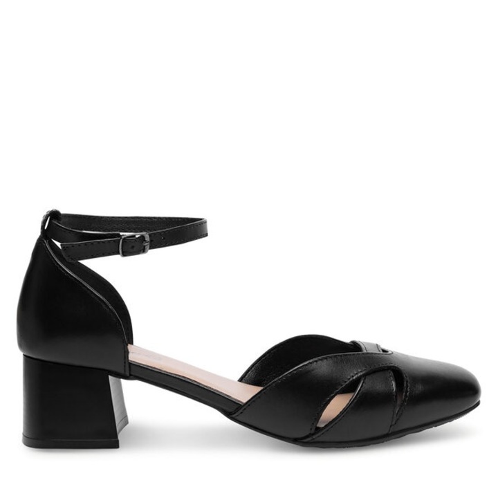 Pantofi dama, Lasocki, Piele naturala, Negru, Negru