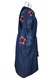 Rochie traditionala dama R, albastru/rosu, marimea M