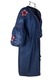 Rochie traditionala dama R, albastru/rosu, marimea M