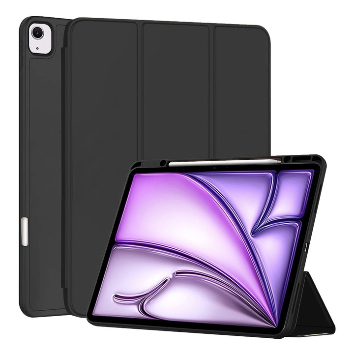 IPad Air 13 (2024) tok - Techsuit Flex Trifold - fekete