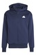 adidas Sportswear, Hanorac din amestec de bumbac cu fermoar, Bleumarin, L