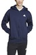 adidas Sportswear, Hanorac din amestec de bumbac cu fermoar, Bleumarin, L