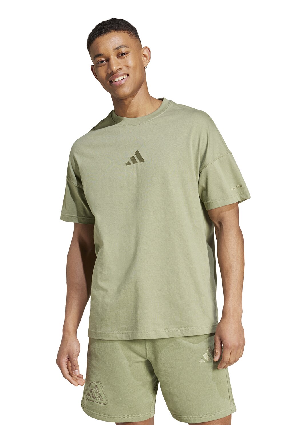 パーツ junbei adidas Sportswear, Tricou lejer cu decolteu la baza gatului All