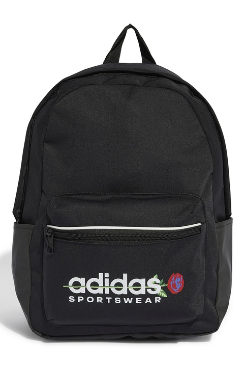 adidas Performance, Rucsac din material textil Flower - 20.25L, Negru, Alb