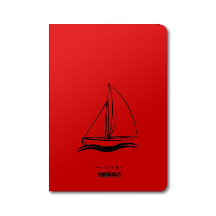 Caiet METEKSAN, A5, 80 pagini, linii largi