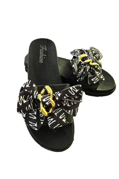 Papuci cu funda, Negru, 39