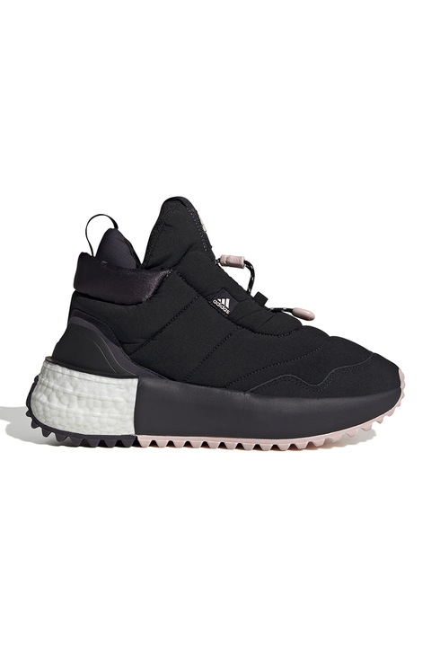 adidas Sportswear, Ghete matlasate de material textil, Negru