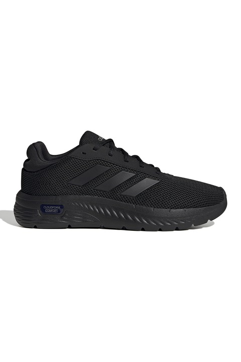 adidas Sportswear, Pantofi sport cu garnituri din material sintetic Cloudfoam, Negru