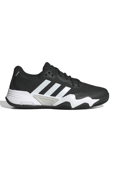 adidas Performance, Solematch Control 2 teniszcipő, Fekete/Ezüstszín