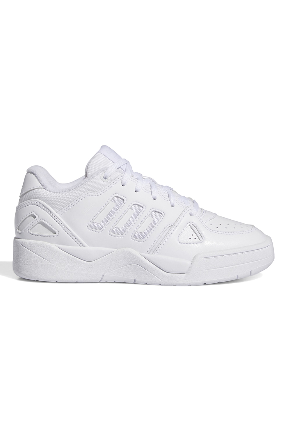 adidas Sportswear, Pantofi sport de piele ecologica Midcity, Alb, 38 2/3 EU