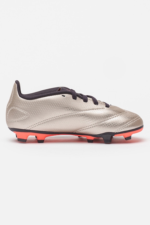 adidas Performance, Pantofi pentru fotbal, cu crampoane Predator Club, Negru, Maro taupe deschis, 32 EU