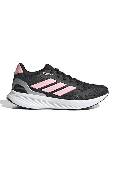 adidas Sportswear, Run Falcon 5 textilsneaker, Fekete/Rózsaszín