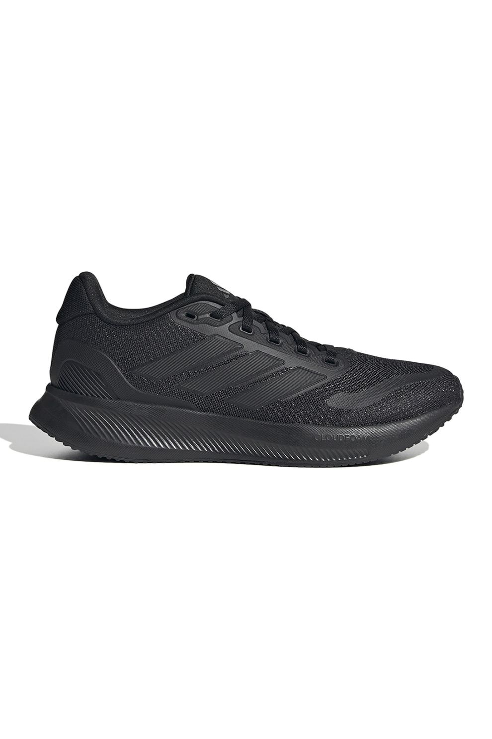 adidas Sportswear, Pantofi sport Run Falcon 5 low-cut din plasa, Negru, 36 2/3 EU