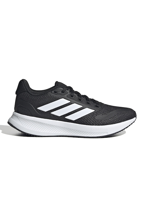 adidas Sportswear, Run Falcon 5 textilsneaker, Fekete/Törtfehér