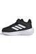 adidas Sportswear, Pantofi sport Run Falcon 5 din material textil cu velcro, Negru, Alb optic, 20 EU