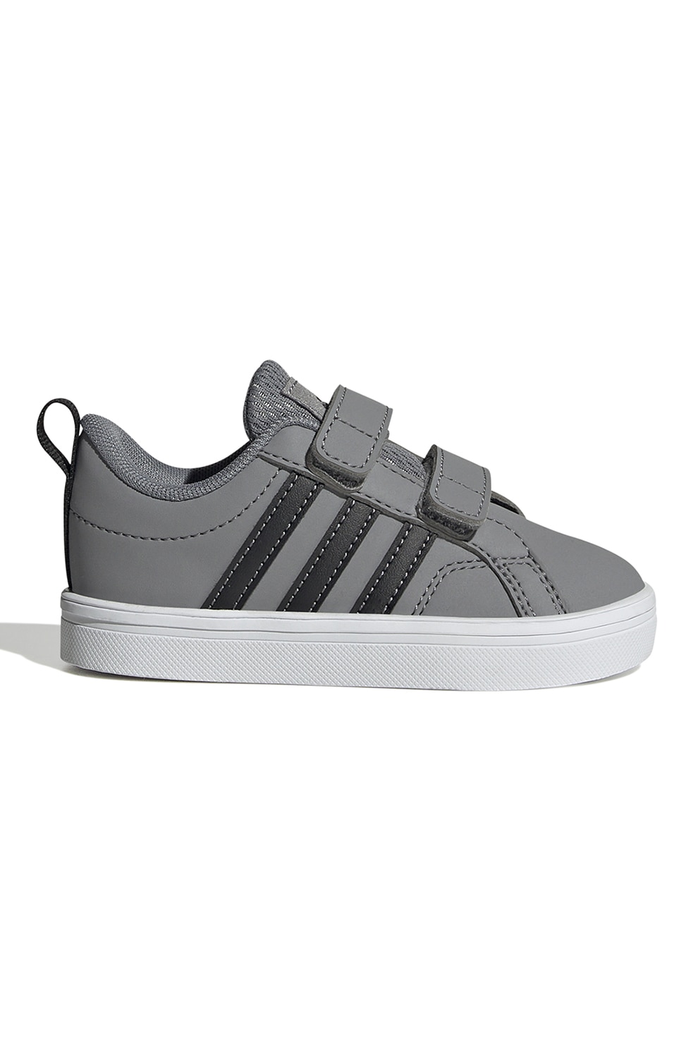 adidas Sportswear, Pantofi sport cu velcro VS Pace 2.0, Negru, Gri inchis, 26.5 EU