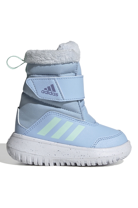 adidas Sportswear, Ботуши Winterplay с велкро, Пастелносин/Ментово зелено