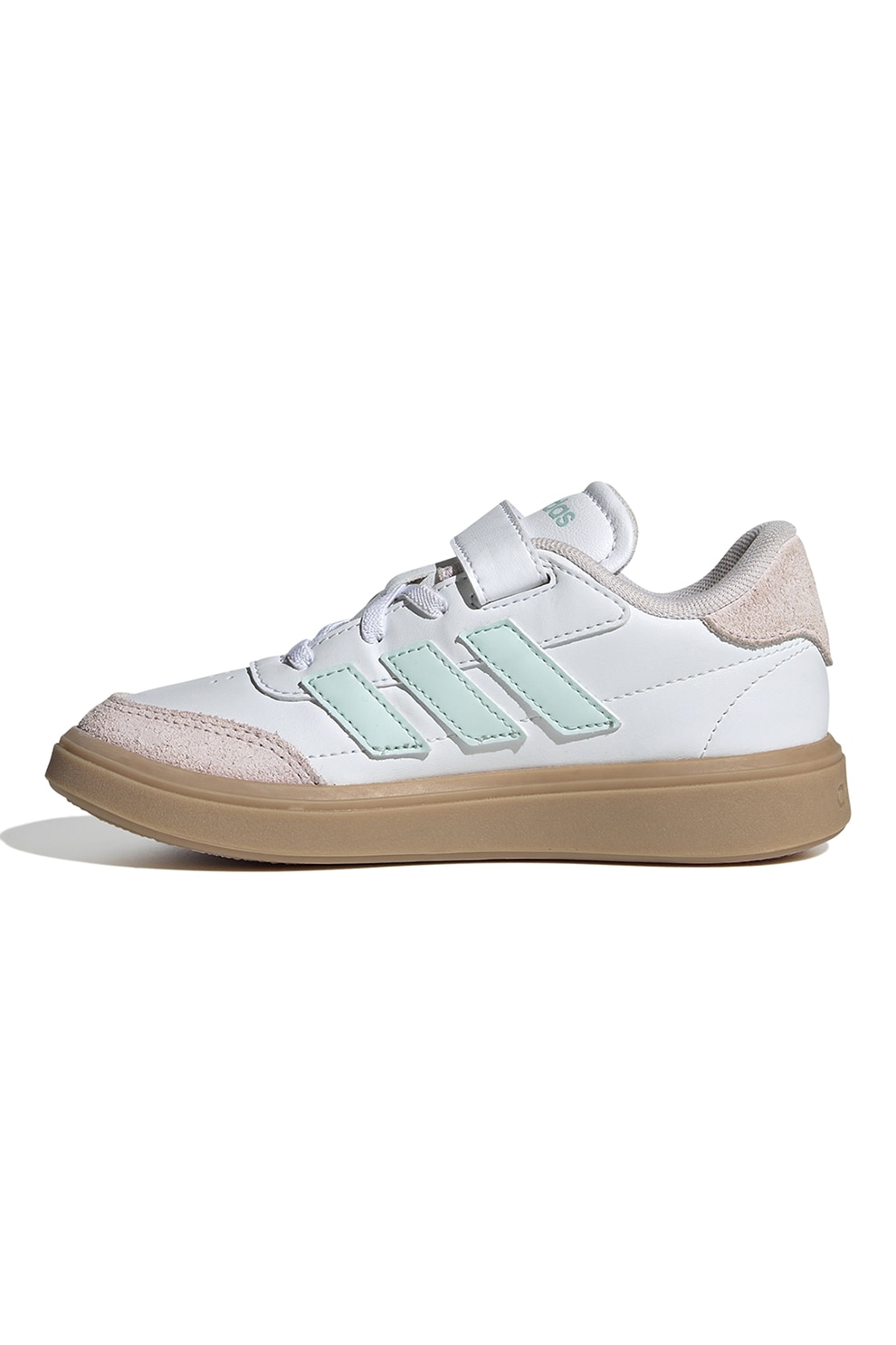 adidas Sportswear Pantofi sport courtblock cu garnituri de piele intoarsa si velcro eMAG.ro