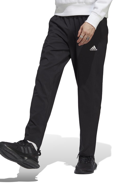 adidas Sportswear, Pantaloni cu garnituri cu fermoar Stanford, Negru