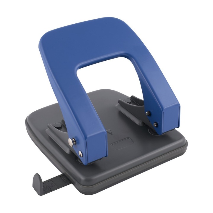 Perforator D.Rect, metal, capacitate 40 coli, 12mm, negru