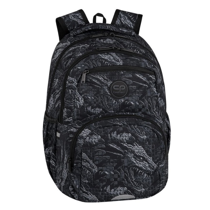 Ghiozdan scoala, CoolPack Pick, impermeabil, 2 compartimente, Nergu, 41x30x16cm