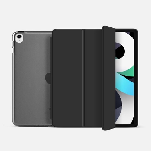 Husa Smart Cover compatibila cu Ipad Air 11" 2024/2025, M2/M3, Negru, TELGORBCS