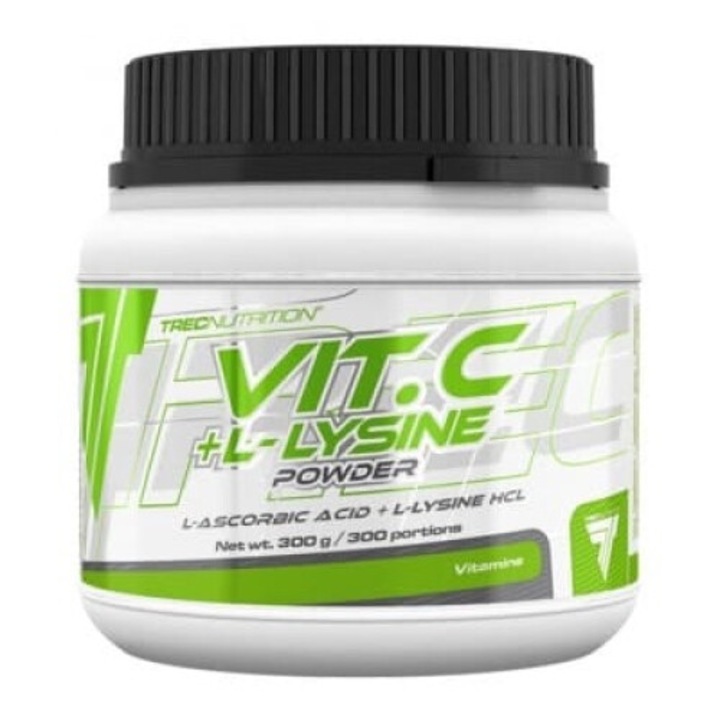 Supliment alimentar, Trec Nutrition, Vitamina C 800mg si L-Lizina, 300g