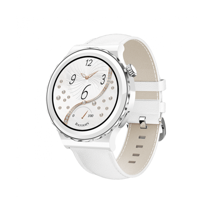 Смарт часовник E23, Bluetooth повиквания, Музика, GPS, Аларма, 220mAh, Сребрист