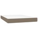 vidaXL tópszínű szövet rugós ágy matraccal 140 x 200 cm 56.89 kg 3142101