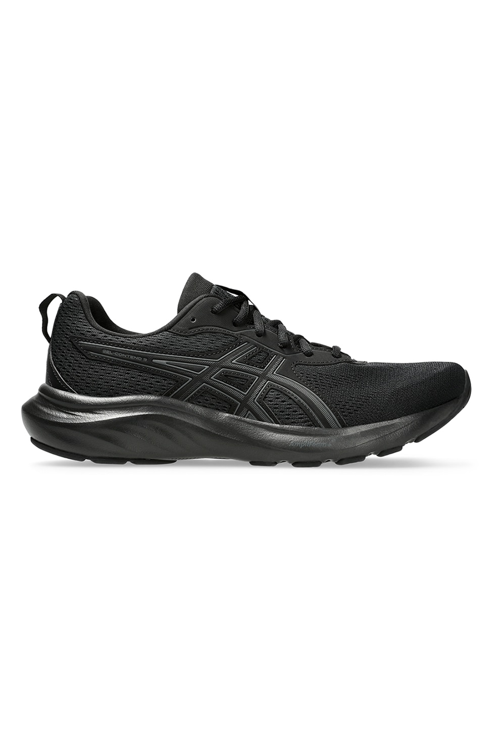 Asics, Pantofi pentru alergare Gel-Contend 9, Negru, Gri, 8