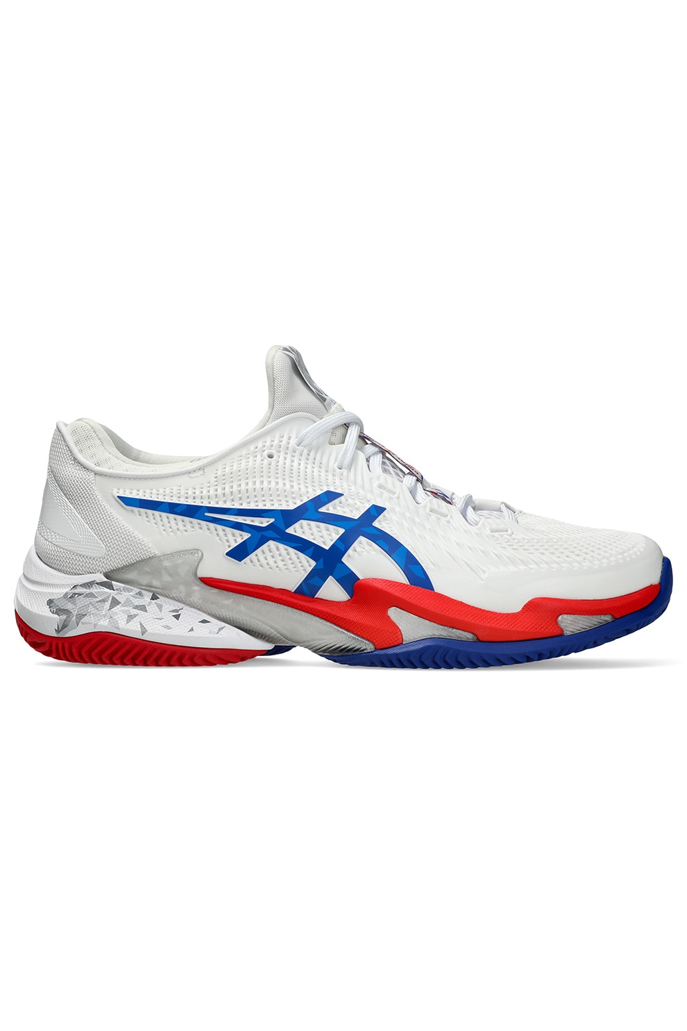 Asics, Pantofi pentru tenis Court FF 3 Novak, Rosu, Alb, Albastru