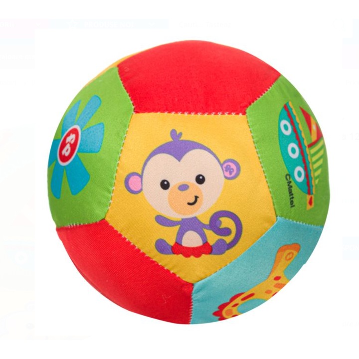 Textil csörgő játék, 12cm