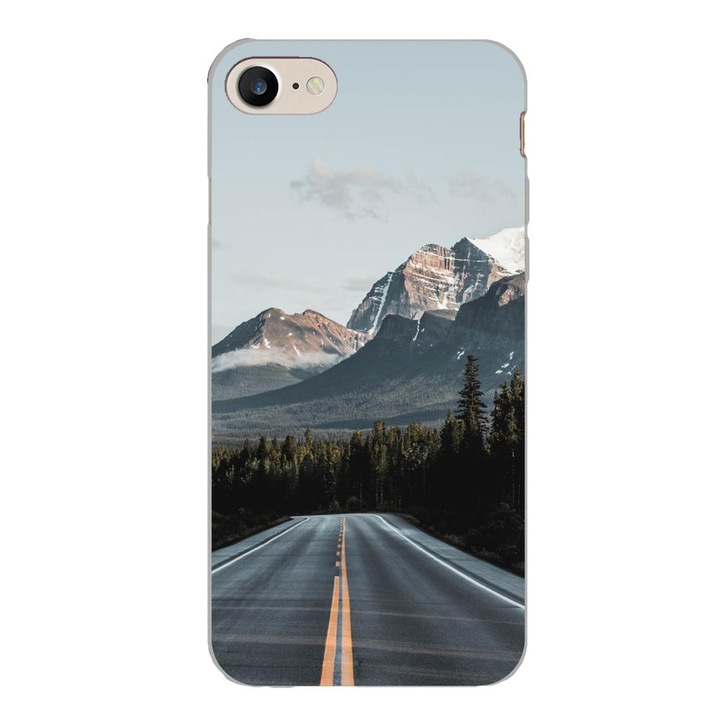 Husa compatibila cu Apple iPhone 7, iPhone 8, iPhone SE 2020 Silicon Gel Tpu Model Mountain Road