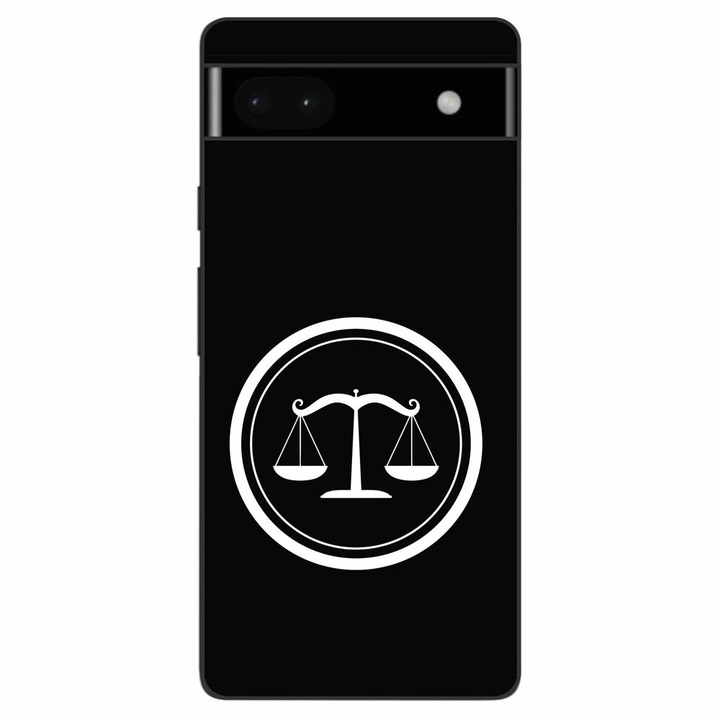 Tok kompatibilis a Google Pixel 6A modellel, szilikongél Tpu, Balance of Justice