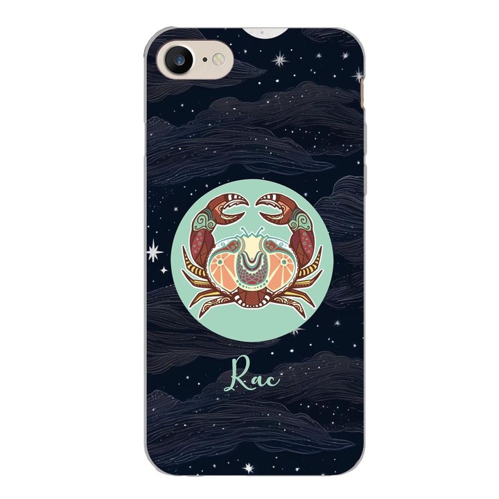 Husa compatibila cu Apple iPhone 7, iPhone 8, iPhone SE 2020 Silicon Gel Tpu Model Horoscop Rac