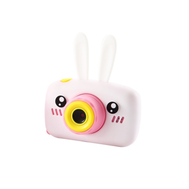 Детска камера Healife, многофункционална HD заек, удароустойчива, бяла, включена SD карта 32 GB
