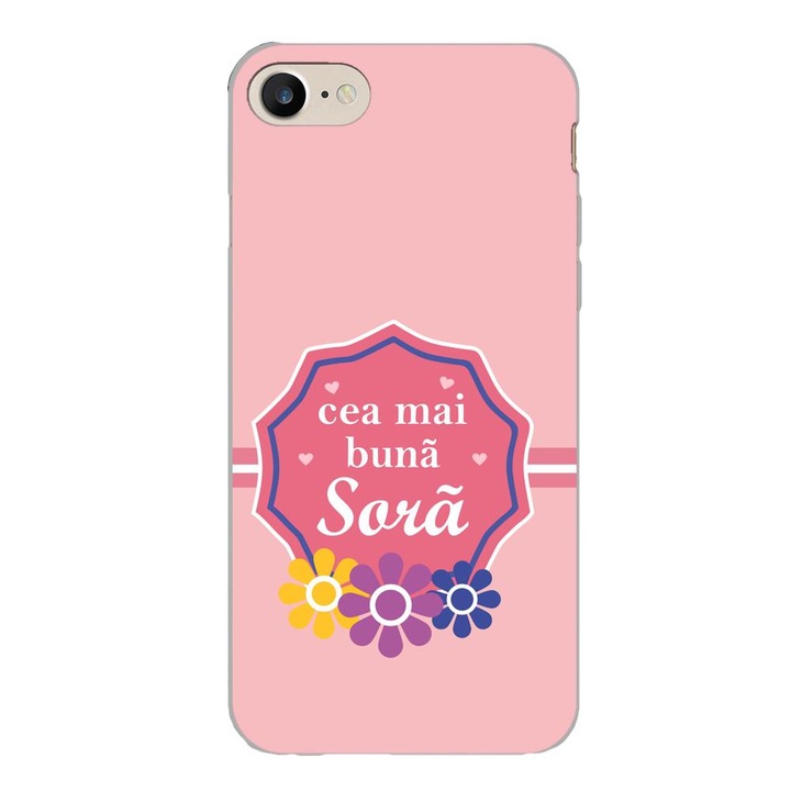 Husa compatibila cu Apple iPhone 7, iPhone 8, iPhone SE 2020 Silicon Gel Tpu Model Cea Mai Buna Sora