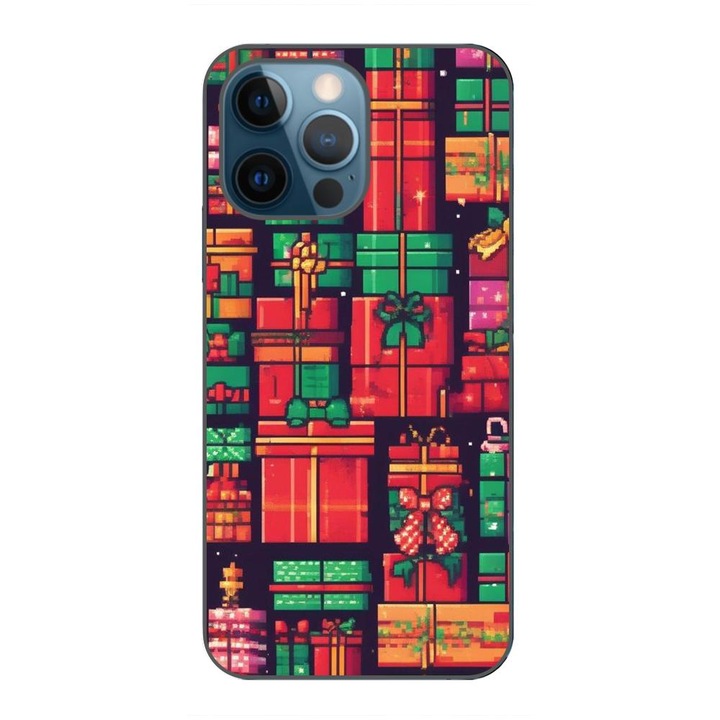 Калъф, съвместим с модел Apple iPhone 12 Pro Silicon Gel Tpu Pixel Art Gifts