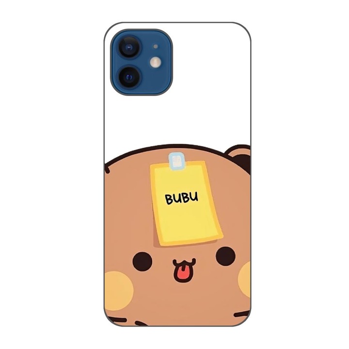 Husa compatibila cu Apple iPhone 12 Silicon Gel Tpu Model Bubu