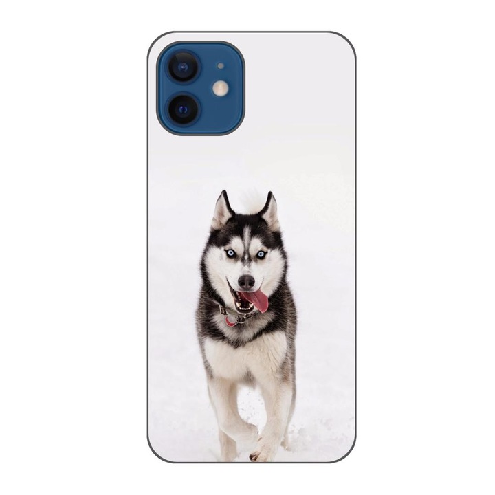 Husa compatibila cu Apple iPhone 12 Silicon Gel Tpu Model Husky