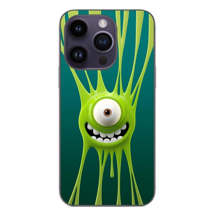 Husa compatibila cu Apple iPhone 14 Pro Silicon Gel Tpu Model Monster Inc