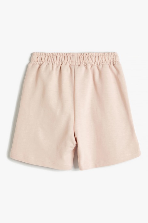 KOTON, Pantaloni scurti de trening cu buzunare laterale, Bej deschis, 104-110 CM