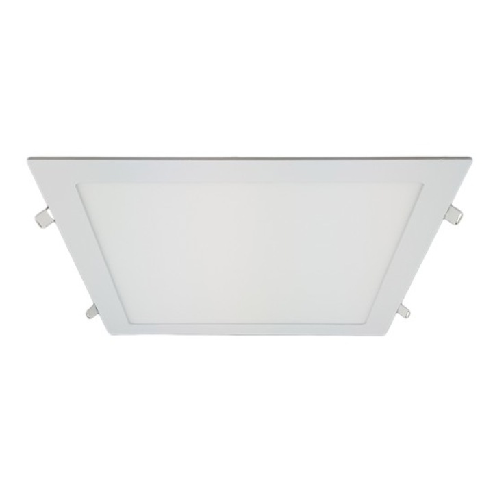 Spot Led Slim Patrat 300x300mm, 24W=200W, 2700K, lumina calda