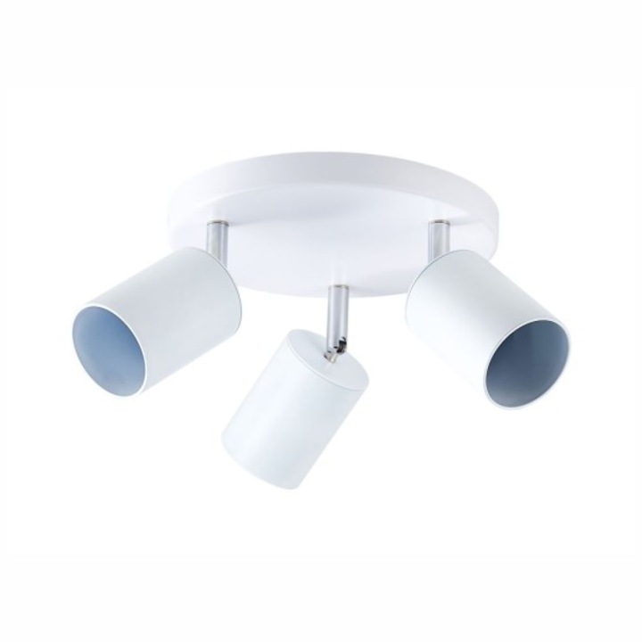 Spot Rotund Reglabil Alb 3 X GU10 200mm