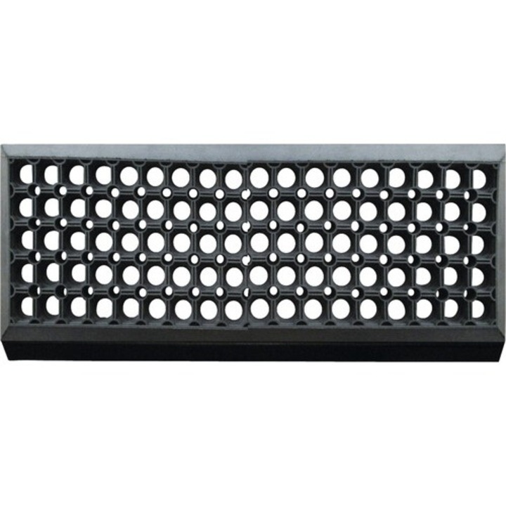 Covoras Pentru Trepte Din Cauciuc, Model Fagure 25x65 Cm