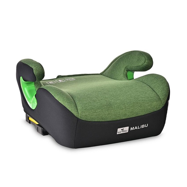 Inaltator auto pentru copii, Lorelli, Malibu, Isofix, 6-12 Ani, 125-150 cm, Green