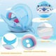 Imádnivaló úszómedence cápa alakú úszómedence 6-36 hónapos korig, ultra rugós baba úszó csúszásgátló felülettel a fokozott vízi szórakozásért, levehető napvédő tetővel