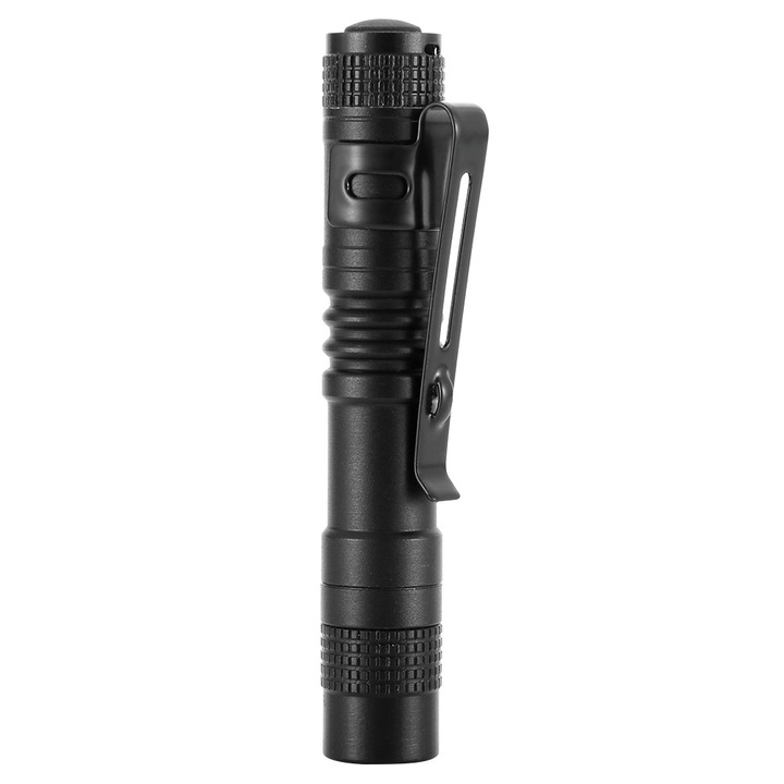 Мини LED фенерче, Cozevdnt, преносимо, черно, 9x1.1x5.1cm, 150LM, IP44