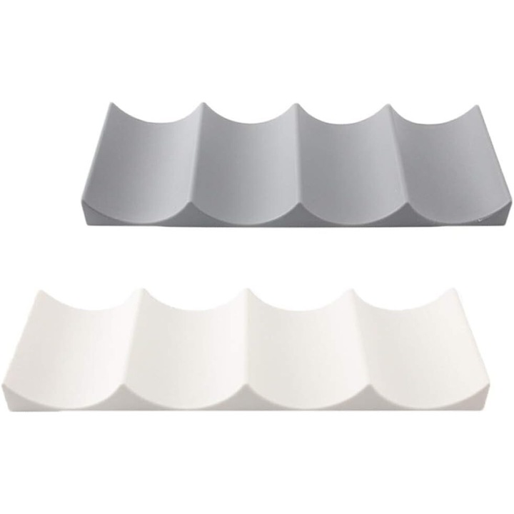 Hűtőszekrény bortartó, Enforose, szabadalmaztatott design, csúszásmentes, 2 db-os készlet, helytakarékos, európai stílus